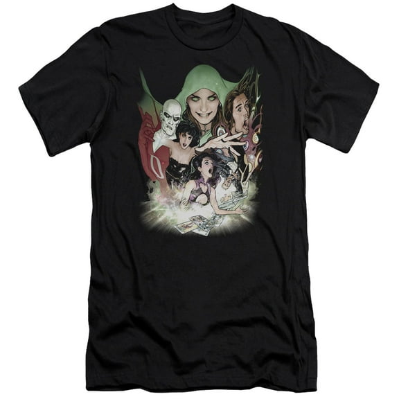 Dcr/Justice League Dark Premium Canvas Adult Slim Fit 30/1 T-Shirt Black