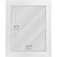 thumbnail image 6 of Head West Contemporary Glossy White Framed Beveled Accent Wall Vanity Mirror - 27.5 x 33.5, 6 of 6