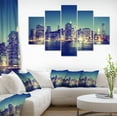 thumbnail image 1 of New York City Evening Panorama - Extra Large Canvas Art Print, 1 of 3
