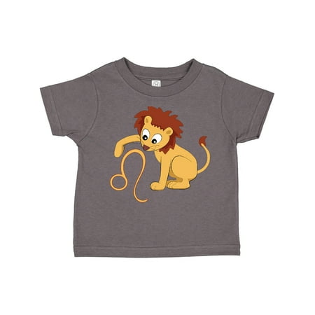 

Inktastic Cute Leo the Lion Zodiac Sign Gift Toddler Boy or Toddler Girl T-Shirt