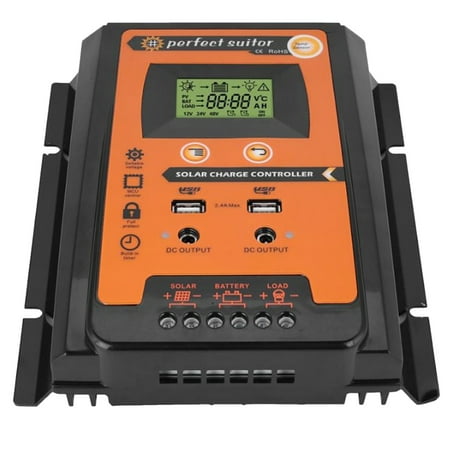 

Solar Panel Regulator Charge Controller 12/24V 50A with LCD Display