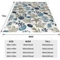 thumbnail image 5 of Coastal Shells Blanket, Soft Warm Bed Bedding Throw Blankets for Couch Bedroom Sofa Office, All Season Cozy Flannel Plush Blanket Gifts for Adults, 80"X60", 5 of 6