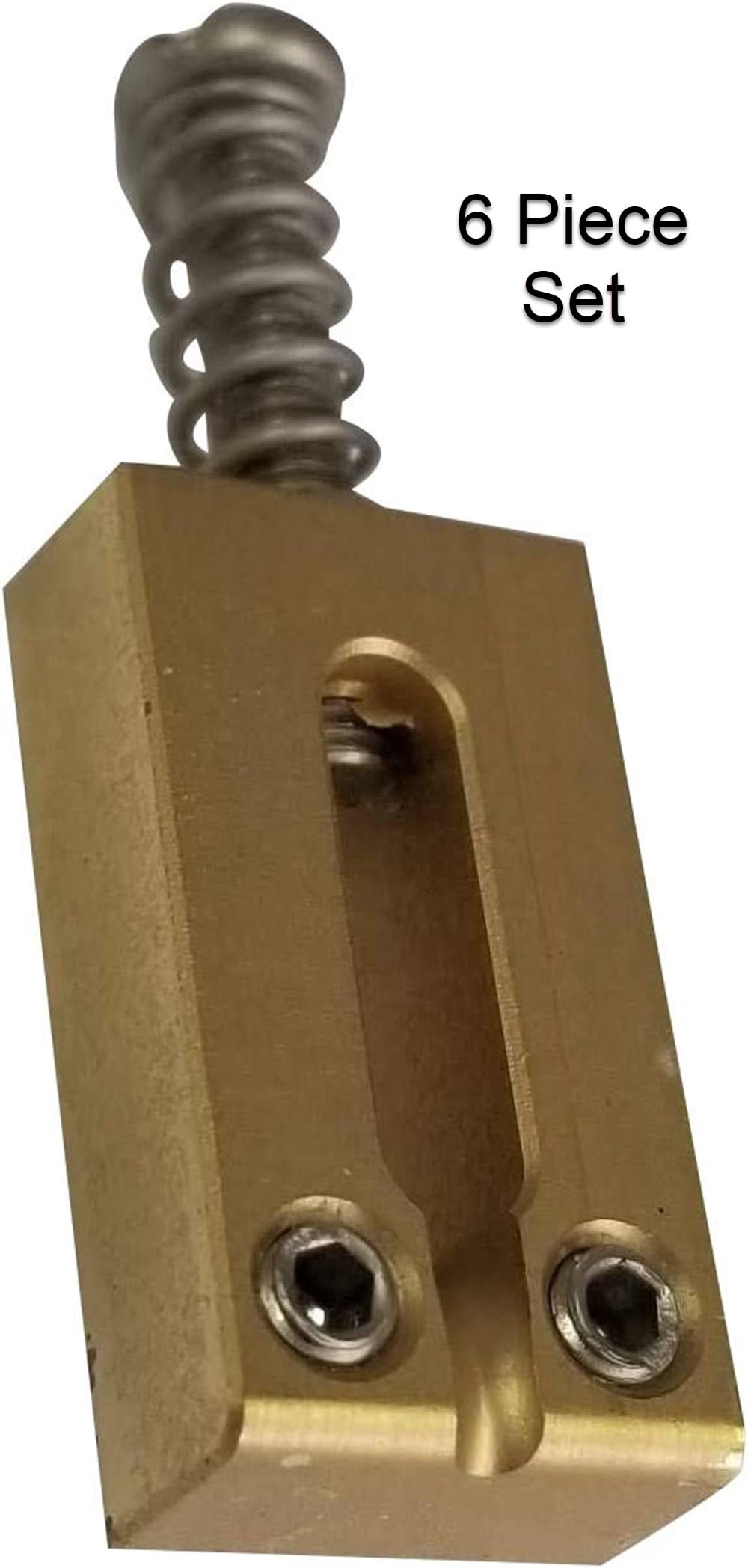 Long Beach Music Guitar Bridge Saddles Solid Brass 10.80mm for Fender Stratocaster or Telecaster