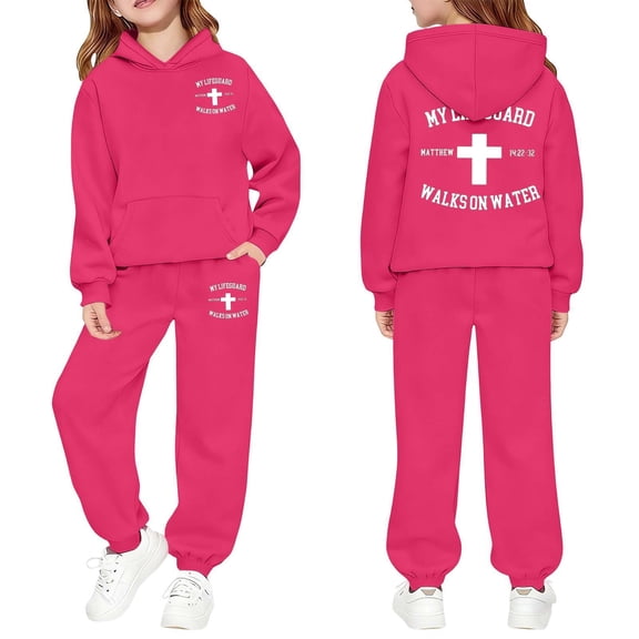 MuXiKeJi Clothes valentine outfit for girls,Toddler Girl Clothes 3t Cute Print Fashion Hoodie Pullover Tops and Pants Kids Fall Outfits Sweat Suit