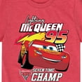 thumbnail image 3 of Disney's Cars - Lightning McQueen Seven Time Champ - Boy's Toddler And Youth Short Sleeve Graphic T-Shirt, 3 of 5