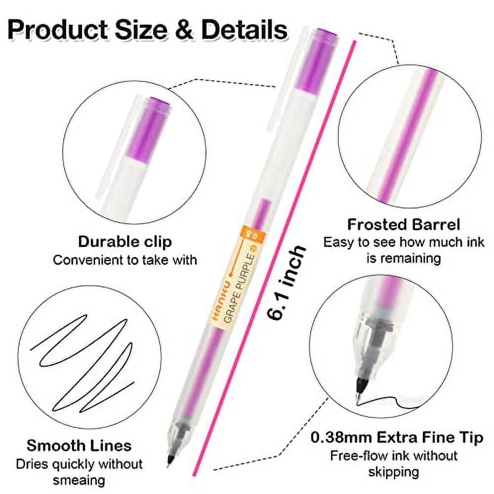Muji gel pen, 0.5mm purple version