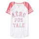 thumbnail image 2 of Aeropostale - Playera gráfica con logo apilado para mujer, blanca, grande Aeropostale  Camiseta gráfica, 2 of 2