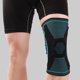 thumbnail image 4 of M 1 rodillera con barras de resorte dobles, tira antideslizante de silicona, cojín acolchado, absorción de impactos, protección de rodilla absorbente de sudor, compresión deportiva antideslizante, 4 of 5