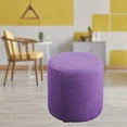 thumbnail image 5 of Super Stretch Ottoman Covers Slipcover Round Ottoman Slipcover Folding Storage Stool Furniture Protector Feature Soft Thick Bouncy Modern Style -, 5 of 8