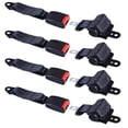 thumbnail image 1 of Yescom Universal Golf Cart Seat Lap Belts Retractable for EZGO/Yamaha/Club Car 4 Pieces, 1 of 3