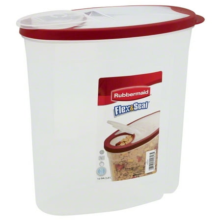 Rubbermaid Flex and Seal Cereal Keeper Food Storage Container, 1.5 Gallon/5.68 (Best Cereal Storage Containers)