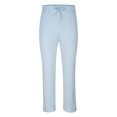 thumbnail image 4 of IROINNID Drawstring Pants for Men Drawstring Waist Stripe Cotton Linen Daily Loose Trousers Full Length Pants with Pocket,Light Blue, 4 of 6