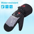 thumbnail image 4 of Savior Heat Rechargeable Heated Ski Gloves For Men Women Electric Winter Mittens with Reflective Strips, 4 of 10