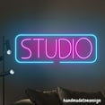 thumbnail image 3 of Handmadetneonsign Studio Neon Sign, Music Studio Led Light, Open Welcome Wall Art Decor, Store Wall Decor 53688, 3 of 5