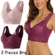 thumbnail image 2 of Gibobby Brasieres anchos de espalda Sujetador de encaje de 2 piezas de talla grande para mujer(Multicolor,4XL), 2 of 5