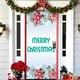 thumbnail image 4 of Christmas Snowman Hanging Cloth Door Curtain Santa Claus Printing Door Decoration Hanging Curtain, 4 of 6