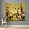 thumbnail image 2 of Stray Kids Wall Tapestry Cartoon Poster Wall Hanging Tapestry for College Dorm Living Room Bedroom Decoration 59x59 Inch, 2 of 7