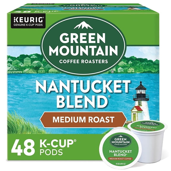 Green Mountain Coffee Roasters Nantucket Blend, Single-Serve Keurig K-Cup Pods, Medium Roast Coffee, 48 Count