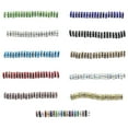 thumbnail image 3 of 50 Pieces Rhinestone Rondelle Handmade Spacer Beads Jewelry Spacer Beads Crystal Multi-colors Loose Bead Earring Necklace Accessories Black, 3 of 6