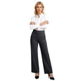 thumbnail image 6 of Laqbezok Women's High Waist Flare Yoga Pants, Bootcut Work Trousers with Pockets, Athletic Dress Slacks for Office & Gym, 6 of 7