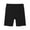 Black, variant on SDNall Girls Stretch Athletic Shorts, High Waisted V-Crossover Short Pants for Girls, Summer Performance Bottoms for Cycling & Sports Ages 4-14