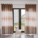 thumbnail image 5 of Cortinas opacas de poliéster marrón ideales para la decoración del dormitorio y la sala de estar, 5 of 8