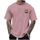 thumbnail image 1 of Camisetas de Cuello de la Tripulación de los Hombres de Poliéster Impreso en Seco Rápido, Cuello Redondo de Corte 3D para Gimnasio, Carrera, Ciclismo Y Ocasional, 1 of 4