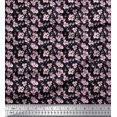 thumbnail image 1 of Soimoi Polyester Crepe Fabric Flower Artistic Decor Fabric Printed Yard 52 Inch Wide, 1 of 3