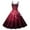 Hot Pink, variant on Valentines Dress for Women Sleeveless Love Heart Print Dresses 2026 Spring A-Line Strapless Cocktail Punk Dress Hot Pink XL