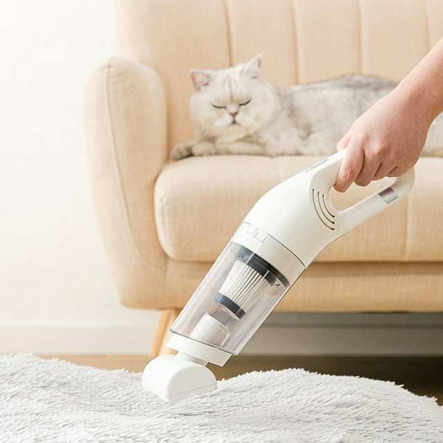 TIMIFIS Cars Air Pump Handheld Vacuum Cleaner Powerful Suction Power, for Cars/Rvs/Trucks, Filtration and Easy Cle-Ar Collection Bin, Usb Charging Cable Included Apartment Essentials