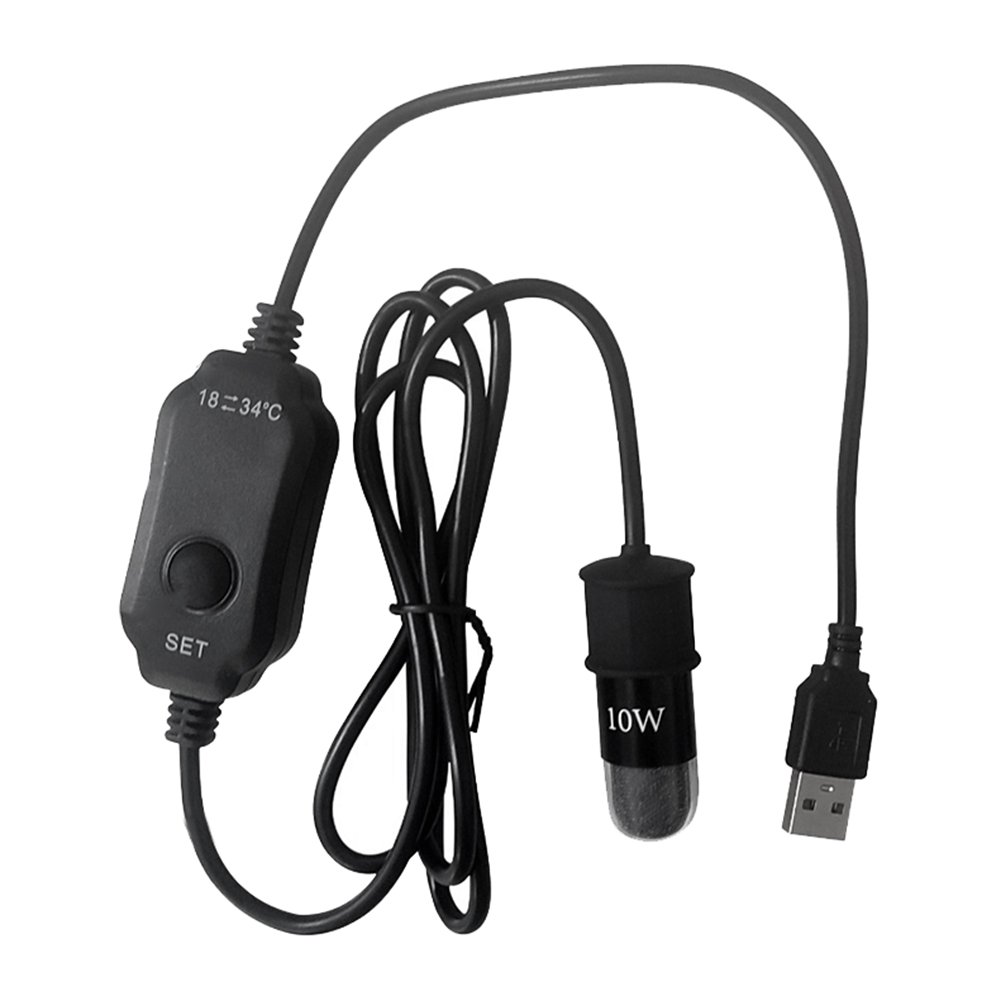 Small Aquarium Heater Adjustable Temperature Range Digital Display USB  Charging for Mini Tank Turtle Tanks | Walmart Canada