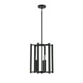 thumbnail image 2 of Matte Black Three Light Pendant from the Benson Collection, 2 of 5