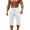 White, variant on CHEEREAM Capri Pants for Mens Button Side Splited Cuff Elastic Drawstring Waist Cropped Palazzo Pants Casual Comfy Lightweight Sportwear