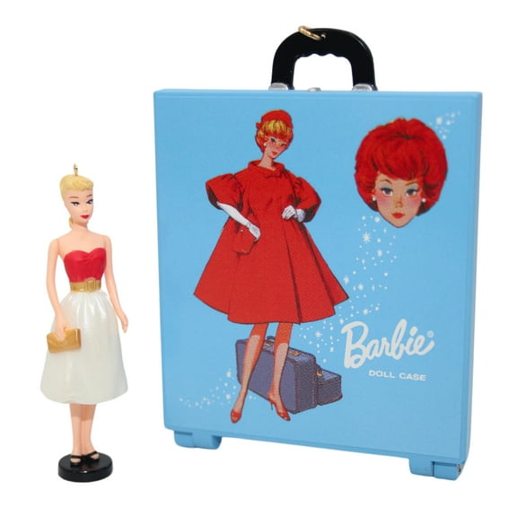 Hallmark Ornament: 2000 Silken Flame Barbie Ornament and Travel Case | QXM6031