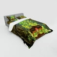 thumbnail image 3 of Ambesonne Nature Bedding Set 3 Pcs, Latent Pavillion Cliff, Twin, Multicolor, 3 of 3