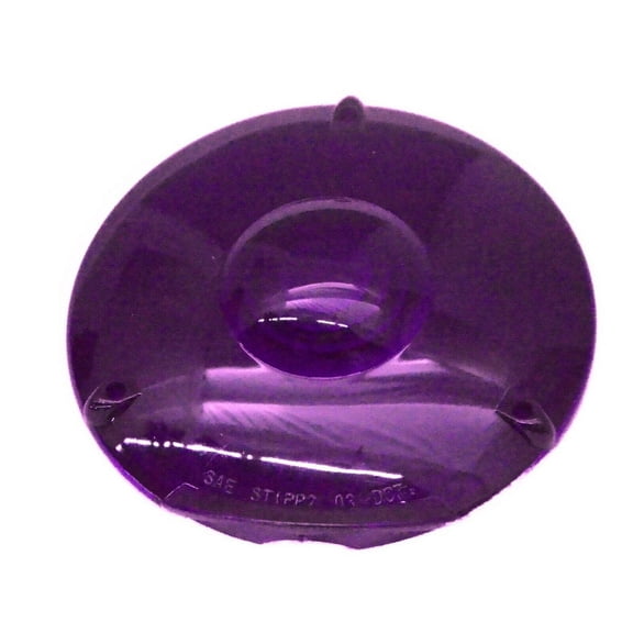 Replacement Lens 4" Round Purple Plastic 3 Screw Peterbilt Fits Kenworth Freightliner