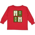thumbnail image 3 of Inktastic Christmas Nutcracker Stamps Boys or Girls Long Sleeve Toddler T-Shirt, 3 of 5