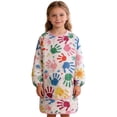 thumbnail image 4 of Tiijoy Kids Waterproof Painting Apron with Front Pocket Long Sleeves Art Smock, Sizes 8-12, 4 of 4