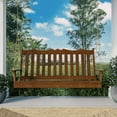 thumbnail image 2 of Keystone Amish Co. 6 Foot York Porch Swing, Dark Green, 2 of 8