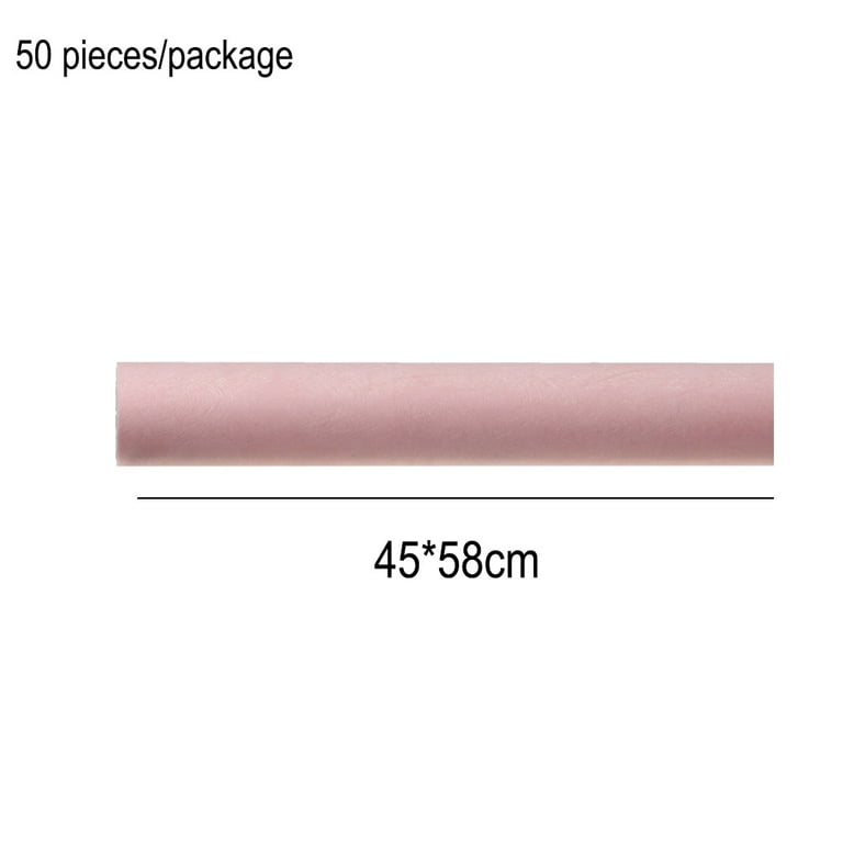  VOWOVOSDAY Pink Flower Wrapping Paper,Waterproof