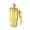 Yellow, variant on Sidagar 22oz Tritan Sports Water Bottle with Straw & Strap, Leak-Resistant Travel Cup, Soft Petal Pink