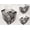 Gray, variant on Farm To Table Tissue Box Cover by Penny's Needful Things (Short Rectangle) (Cream)