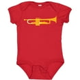 thumbnail image 3 of Inktastic Trumpet Gold Brass Music Instrument Boys or Girls Baby Bodysuit, 3 of 5
