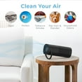 thumbnail image 5 of Pure Enrichment PureZone Mini Portable Air Purifier - Cordless True HEPA Filter Cleans Air & Eliminates 99.97% of Dust, Odors, & Allergens Close to You - Cars, School, & Office (Black), 5 of 10