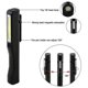 thumbnail image 4 of Luz de trabajo recargable por USB, 2 lámparas de inspección LED, linterna COB de bolsillo con clip magnético para el hogar, 4 of 5