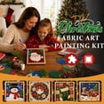 thumbnail image 5 of cbzote DIY No-Sew Kinusaiga Fabric Art Kit with Frame and Tools, DIY Christmas Kintsugi Fabric Art Kit for Adults,Style F, 5 of 8