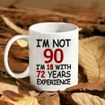 thumbnail image 3 of 90th Birthday Gifts for Women Men, Gifts for 90 Year Old Women Men, 90 Year Old Birthday Gifts for Women Men, 1934 Birthday Gifts Coffee Mug for Grandma, Grandpa, 11oz, 3 of 5