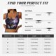 thumbnail image 5 of Fotbe Purple Moon Cat Sujetador Deportivo Largo sin Aros para Mujer con Almohadillas y Soporte Medio, Transpirable y Absorbente, Camiseta Tipo Chaleco o Tank Top-XX-Large, 5 of 8