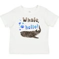 thumbnail image 3 of Inktastic Whale, Hello Cute Whale Shark with Bubbles Boys or Girls Baby T-Shirt, 3 of 5