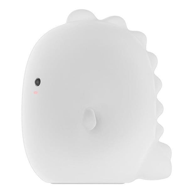 Luz Nocturna De Silicona De Dinosaurio, Luz Nocturna Colorida, Carga Usb, Luz Nocturna De Dibujos Animados Con Dos Modos De Luz, Sincronización Para Dormitorio Nocturno Yuarrent HA019325-00